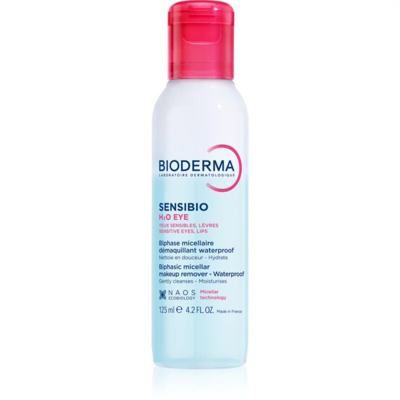 Bioderma Sensibio H2O eye dvofazna micelarna voda za oči in ustnice 125 ml