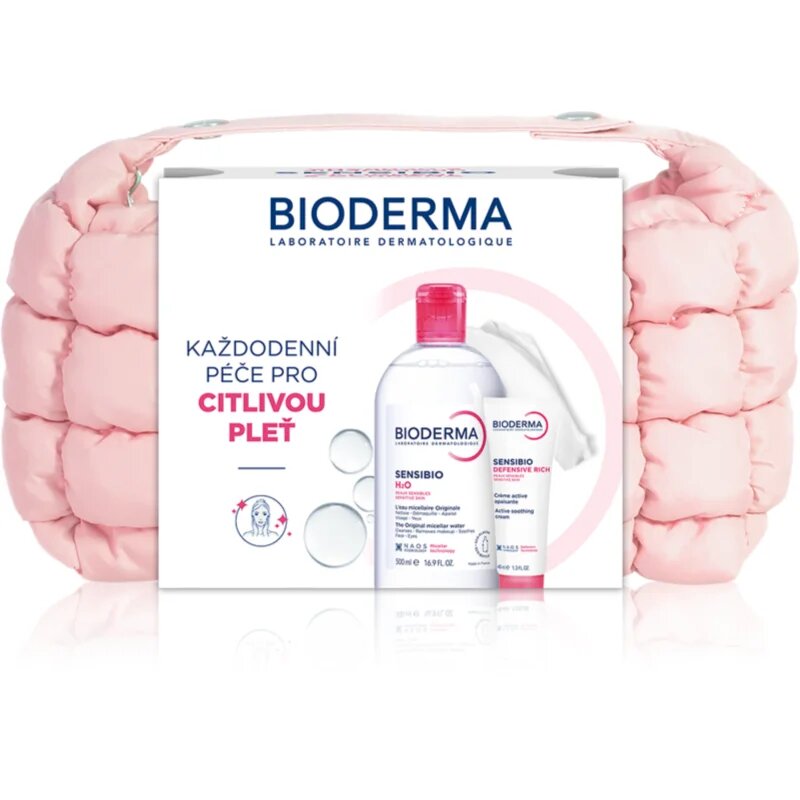 Bioderma Sensibio Set darilni set za pomiritev in okrepitev občutljive kože