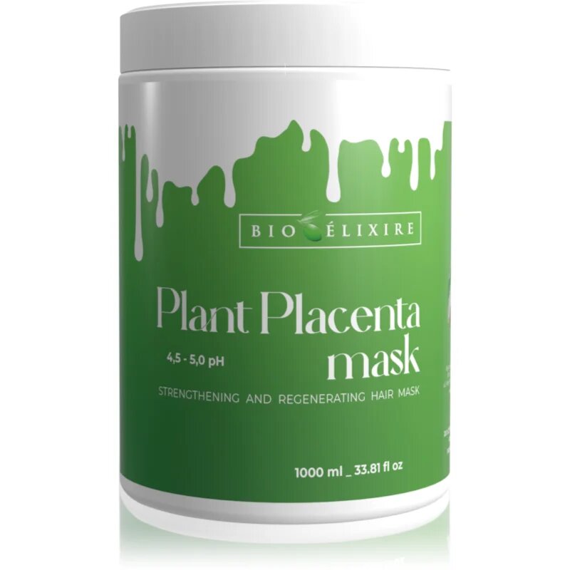 Bioélixire Plant Placenta Mask regeneracijska maska za krepitev las 1000 ml