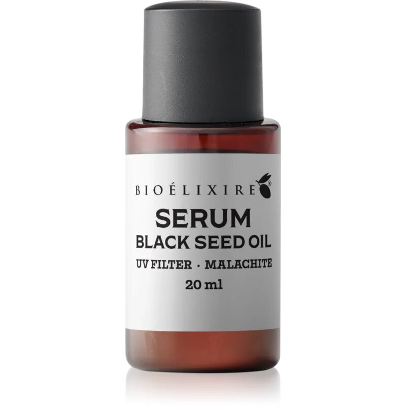 Bioélixire Serum Black Seed Oil serum za poškodovane in krhke lase z UV filtrom 20 ml