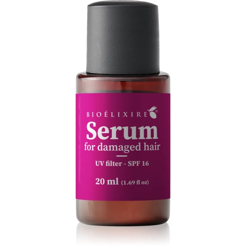 Bioélixire Serum For Damaged Hair serum brez spiranja za suhe in poškodovane lase z UV filtrom 20 ml