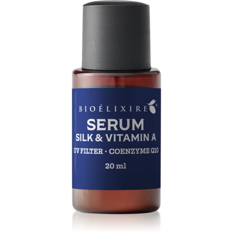 Bioélixire Serum Silk & Vitamin A regeneracijski in hranilni serum z UV filtrom 20 ml