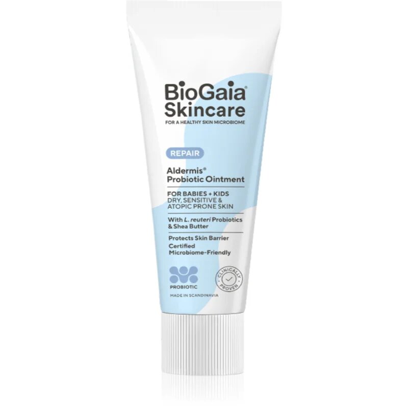 BioGaia Skincare Aldermis® probiotično mazilo za suho do atopijsko kožo 25 ml