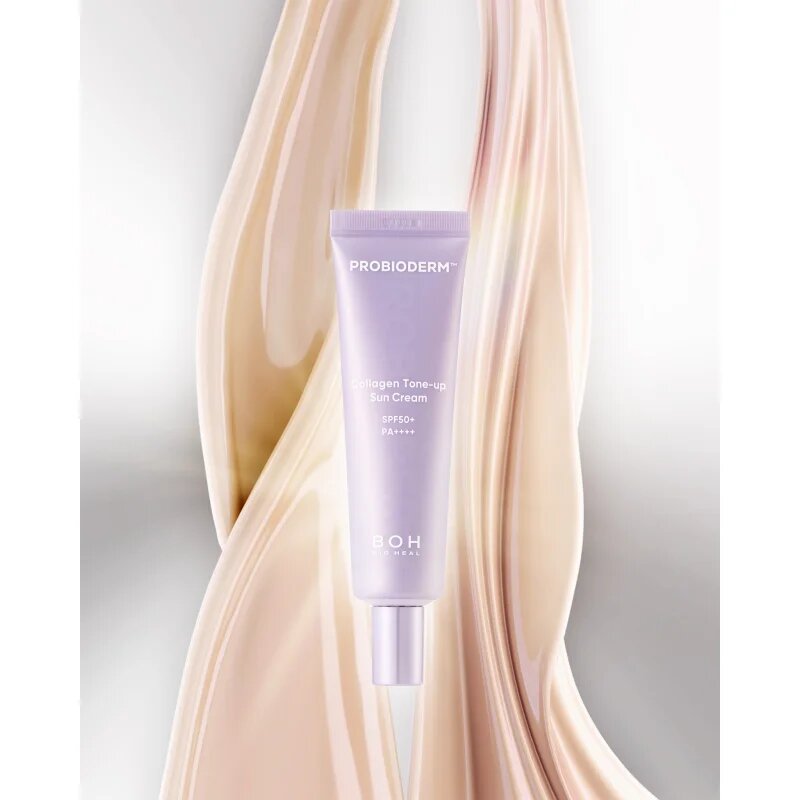 BIOHEAL BOH Probioderm Collagen Tone Up Sun Cream krema za sončenje za obraz s kolagenom SPF 50+ 50 ml
