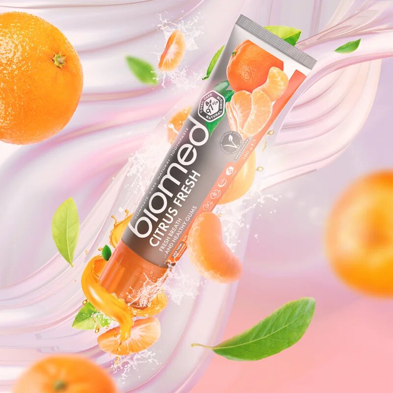 Biomed Citrus Fresh Zobna pasta za zaščito dlesni 100 g