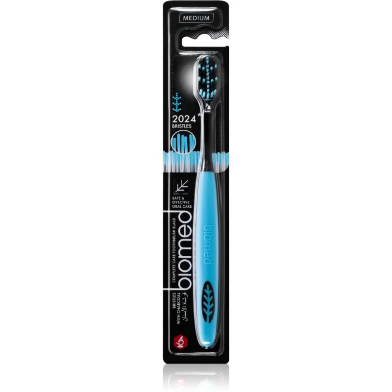 Biomed Complex Toothbrush zobna ščetka z aktivnim ogljem Medium 1 kos