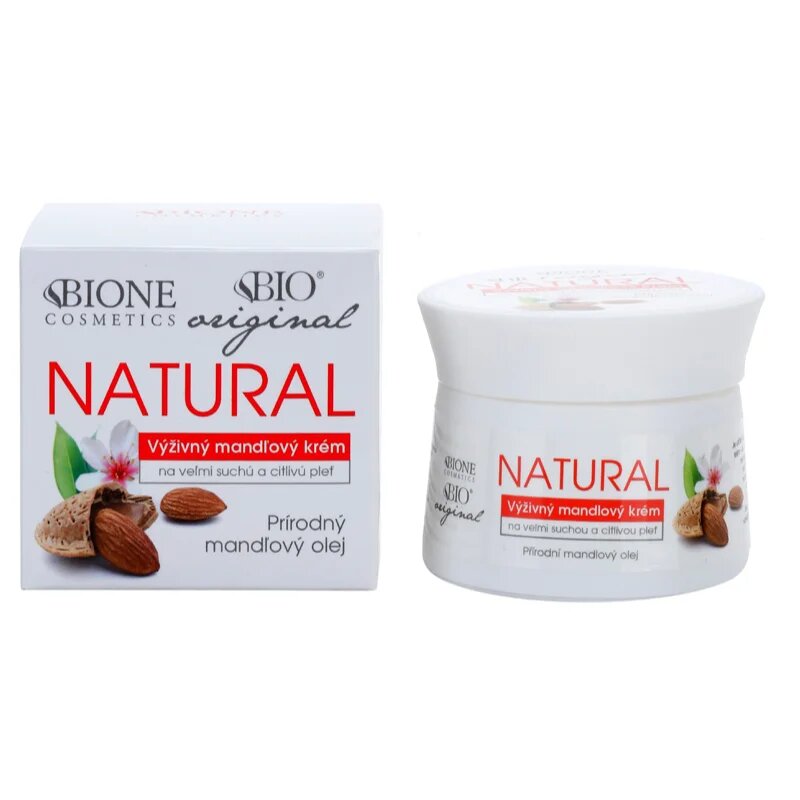 Bione Cosmetics Almonds ekstra hranilna krema za zelo suho in občutljivo kožo 51 ml