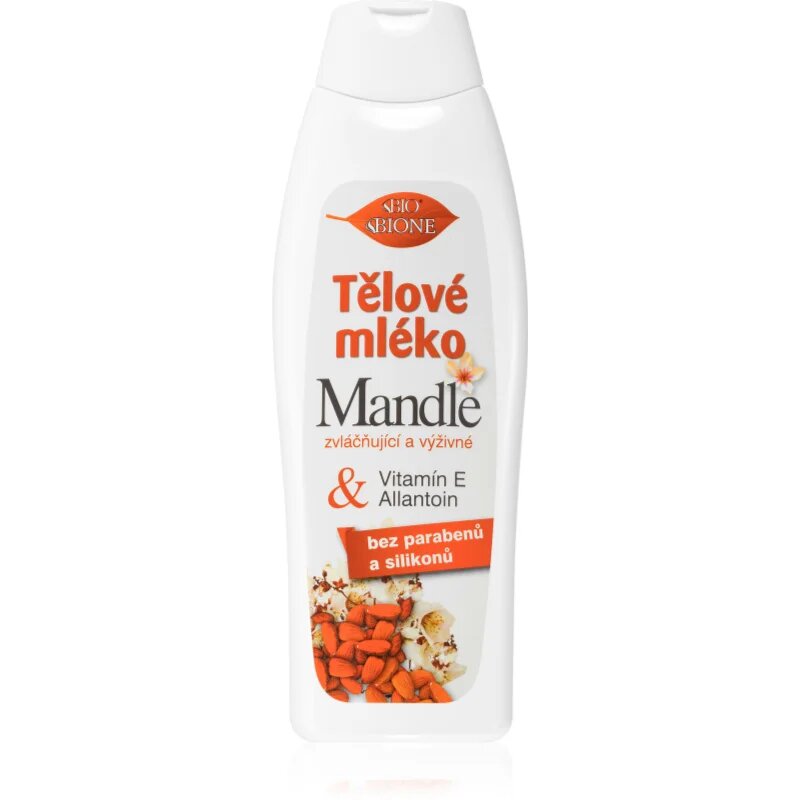 Bione Cosmetics Almonds hranilno mleko za telo z mandljevim oljem 500 ml