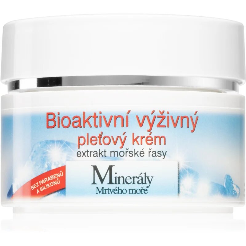 Bione Cosmetics Bio hranilna krema za obraz z minerali Mrtvega morja 51 ml