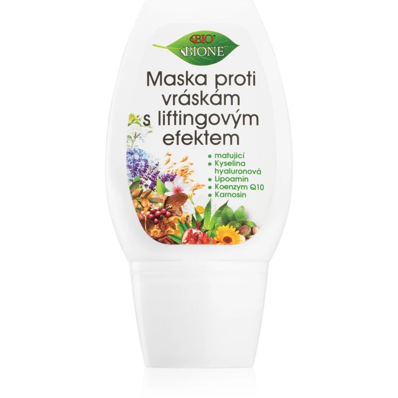Bione Cosmetics Bio maska za obraz proti gubam z učinkom liftinga 40 ml