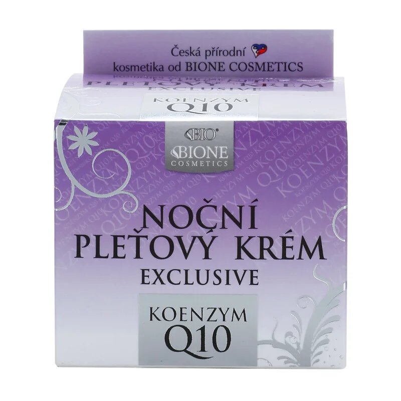 Bione Cosmetics Exclusive Q10 nočna krema za obraz 51 ml
