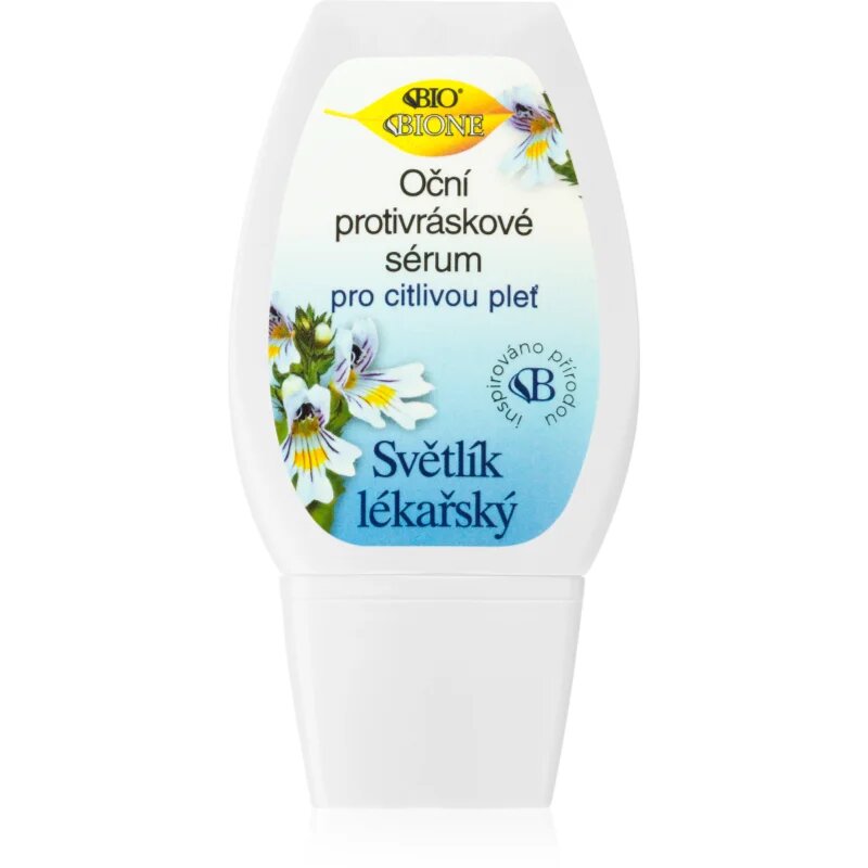Bione Cosmetics Eyebright serum za predel okoli oči proti oteklinam in gubam za občutljivo kožo 40 ml