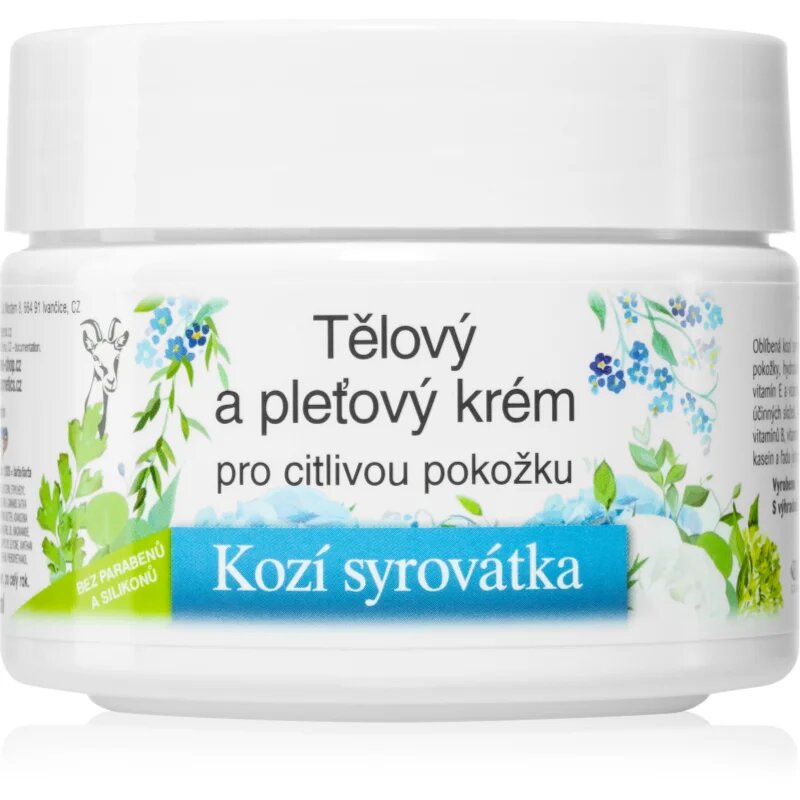 Bione Cosmetics Goat Whey hranilna krema za obraz in telo za občutljivo kožo 260 ml