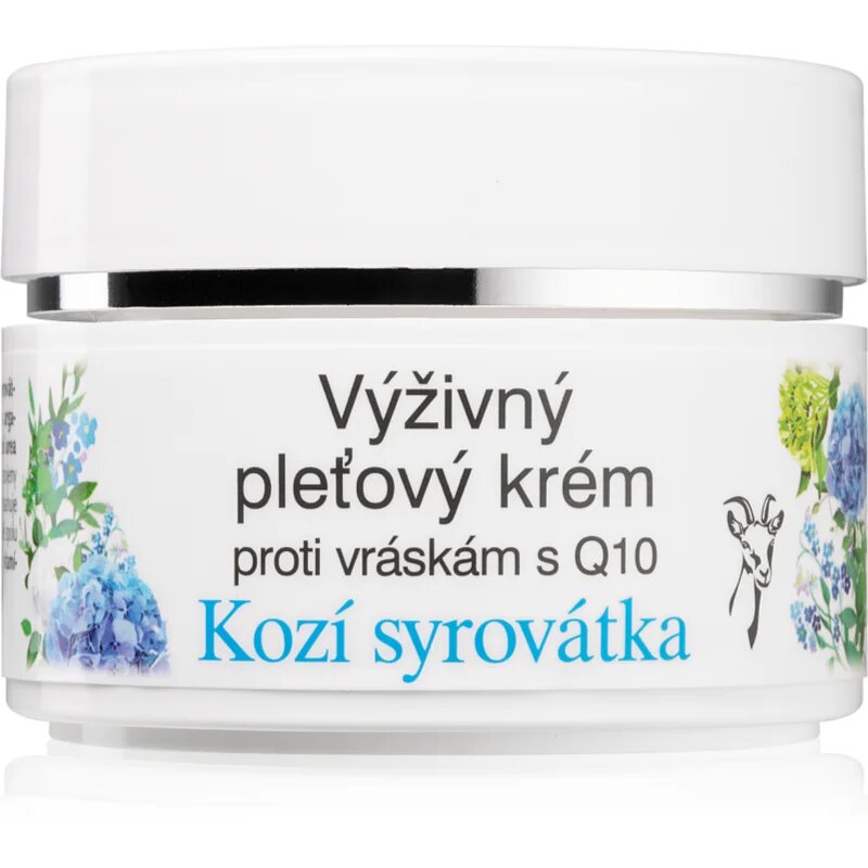 Bione Cosmetics Goat Whey krema za obraz proti gubam s koencimom Q10 51 ml