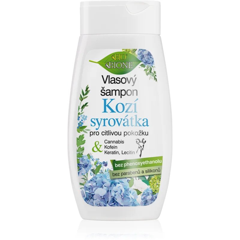 Bione Cosmetics Goat Whey nežni šampon za občutljivo kožo 260 ml