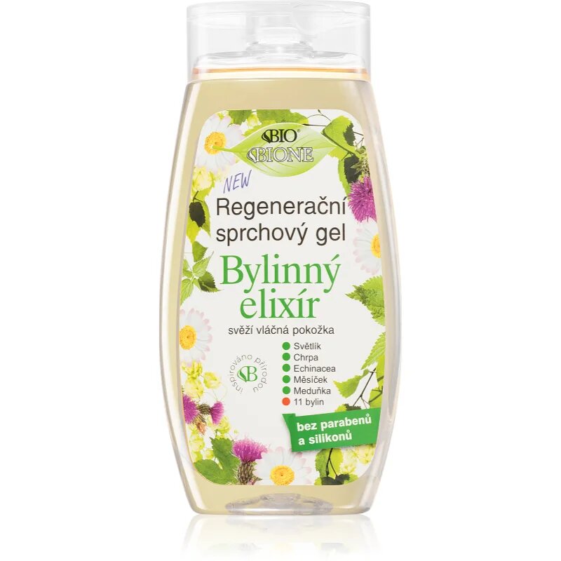Bione Cosmetics Herbal Elixir regeneracijski gel za prhanje 260 ml