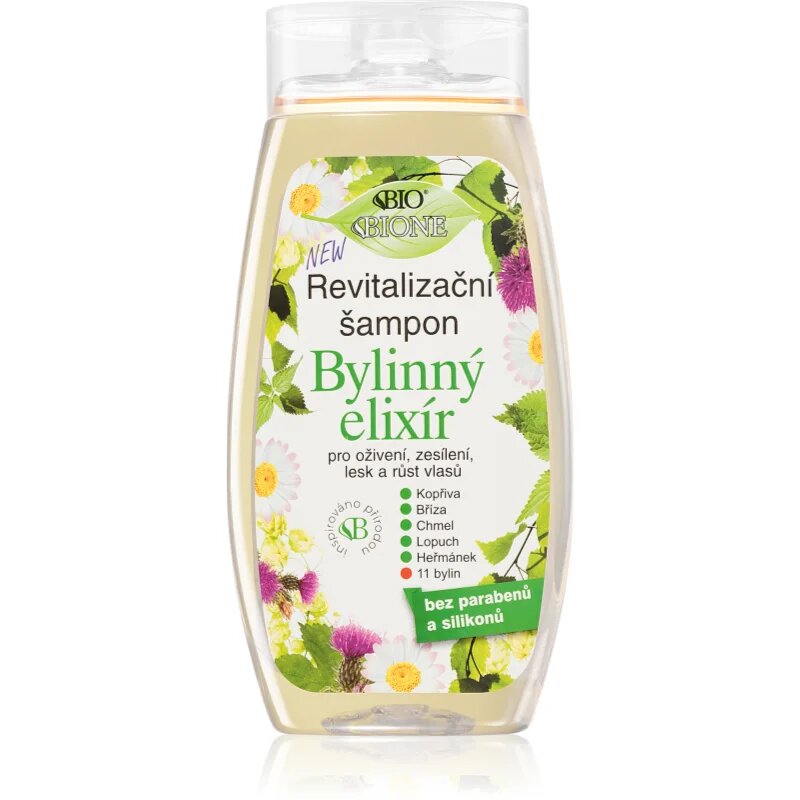 Bione Cosmetics Herbal Elixir revitalizacijski šampon 260 ml
