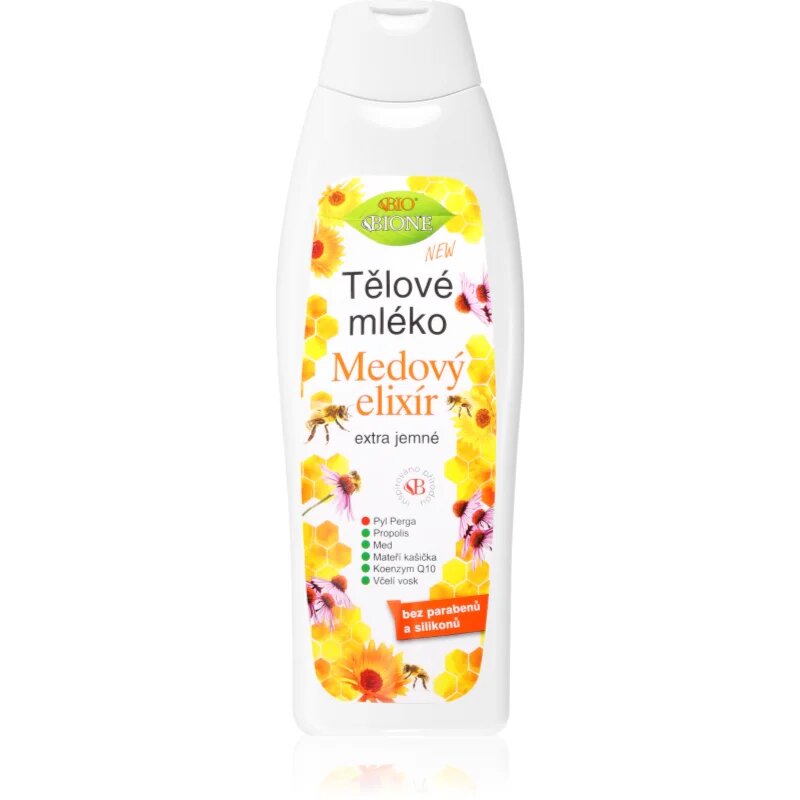 Bione Cosmetics Honey Elixir ekstra nežni losjon za telo 500 ml