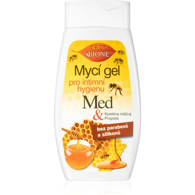 Bione Cosmetics Honey + Q10 gel za intimno higieno z matičnim mlečkom 260 ml