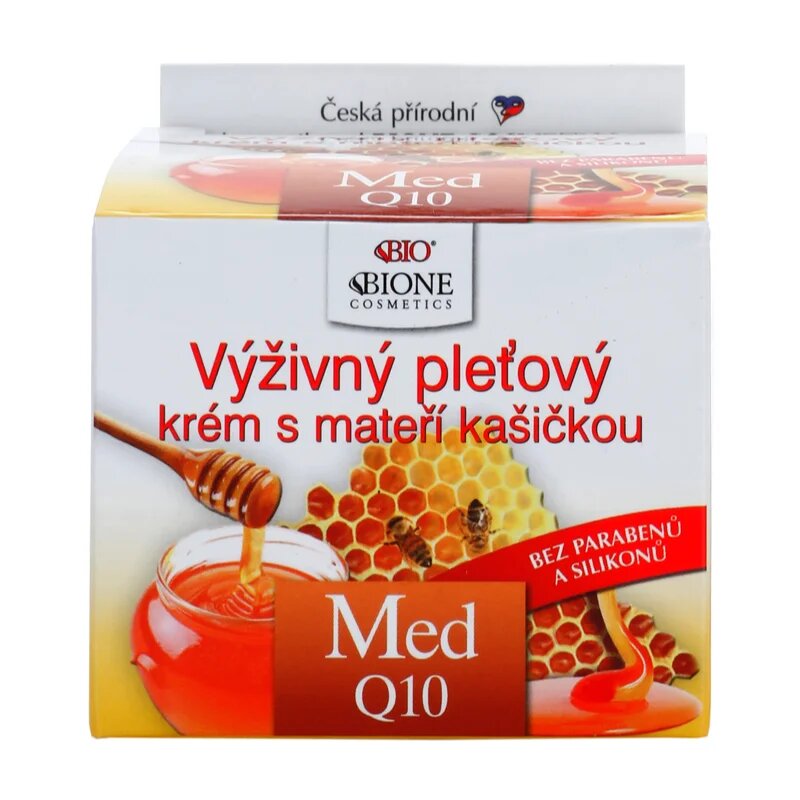 Bione Cosmetics Honey + Q10 hranilna krema z matičnim mlečkom 51 ml