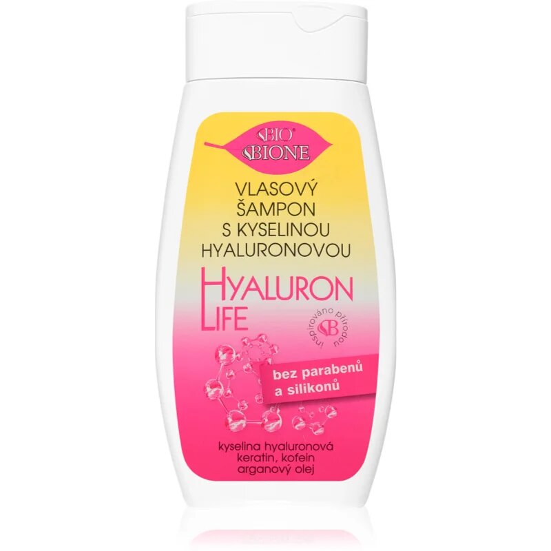 Bione Cosmetics Hyaluron Life šampon s hialuronsko kislino 260 ml