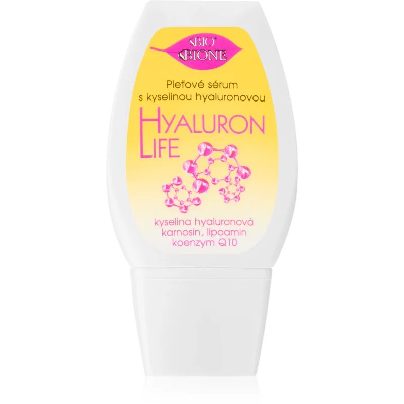 Bione Cosmetics Hyaluron Life vlažilni in hranilni serum za obraz 40 ml