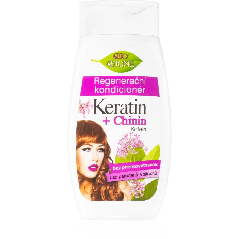 Bione Cosmetics Keratin + Chinin regeneracijski balzam za lase 260 ml