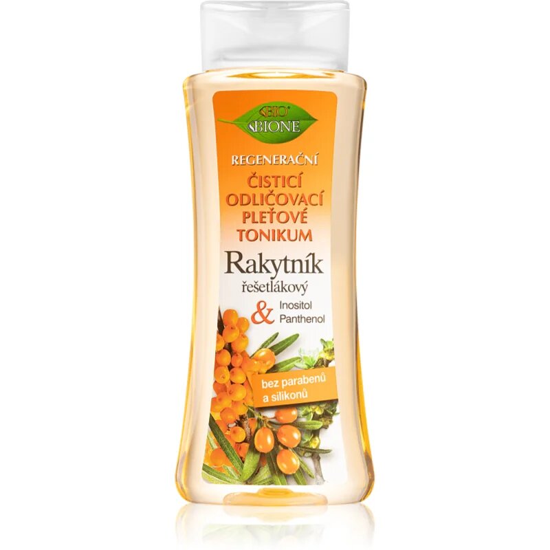 Bione Cosmetics Sea buckthorn regeneracijski čistilni tonik za obraz 255 ml