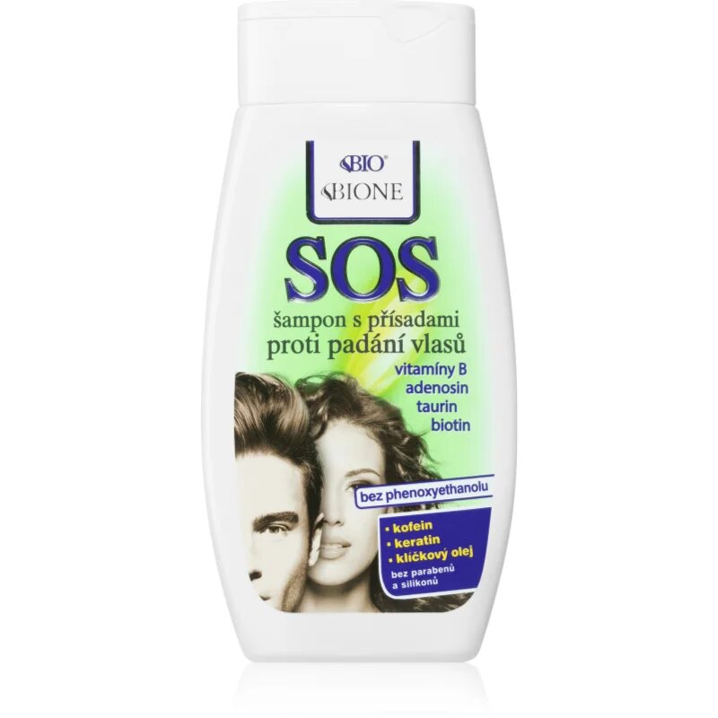 Bione Cosmetics SOS šampon proti redčenju in izpadanju las 260 ml