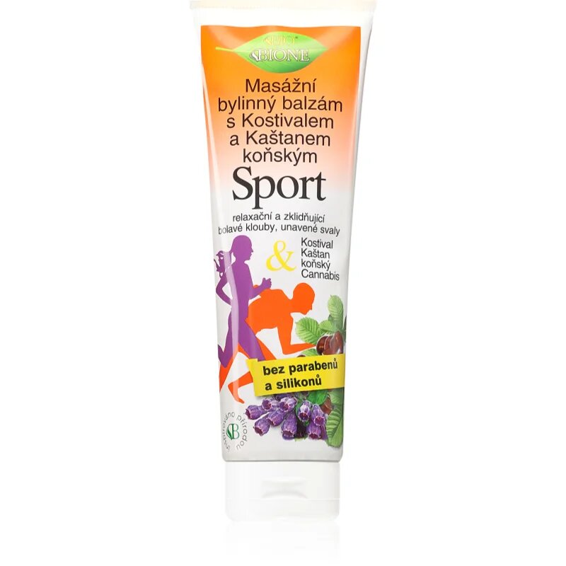 Bione Cosmetics Sport relaksacijski masažni balzam 300 ml