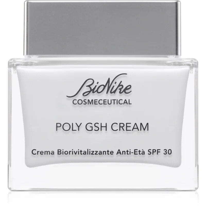 BioNike Cosmeceutical POLY GSH CREAM obnovitvena krema proti staranju kože SPF 30 50 ml