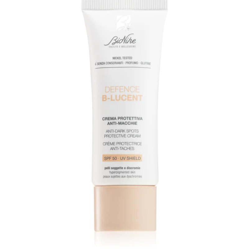 BioNike Defence B-Lucent zaščitna krema proti pigmentnim madežem SPF 50 40 ml