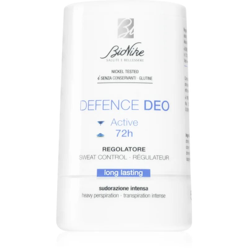 BioNike Defence Deo deodorant roll-on proti prekomernemu potenju 72h 50 ml