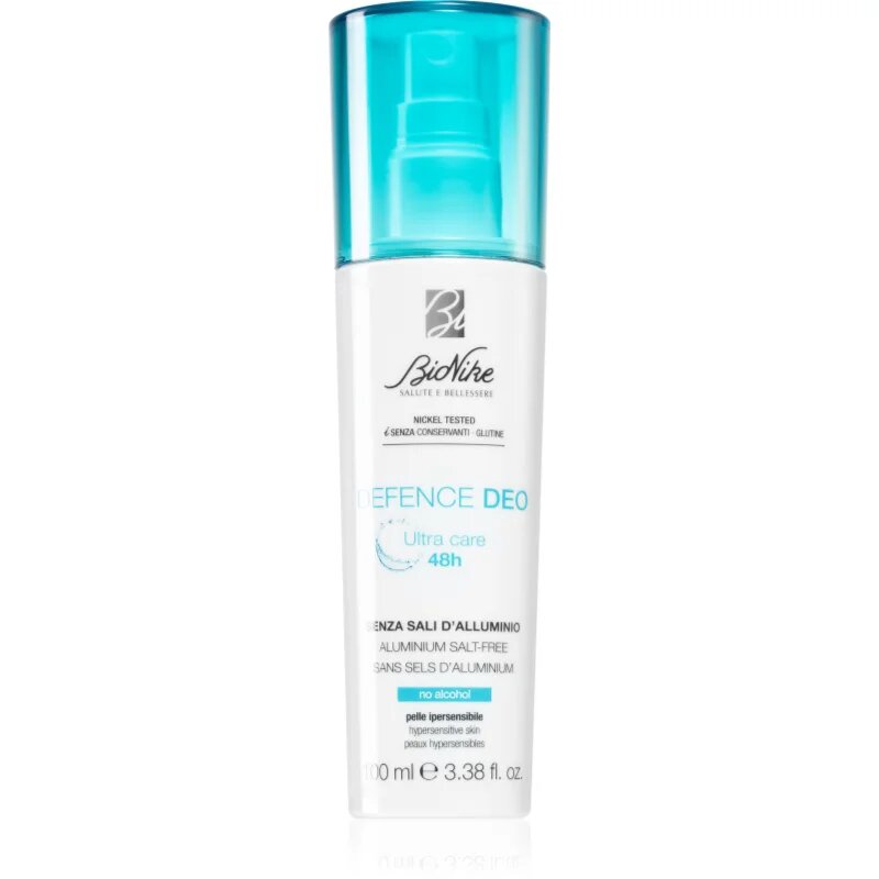 BioNike Defence Deo deodorant v razpršilu za občutljivo kožo 48h 100 ml
