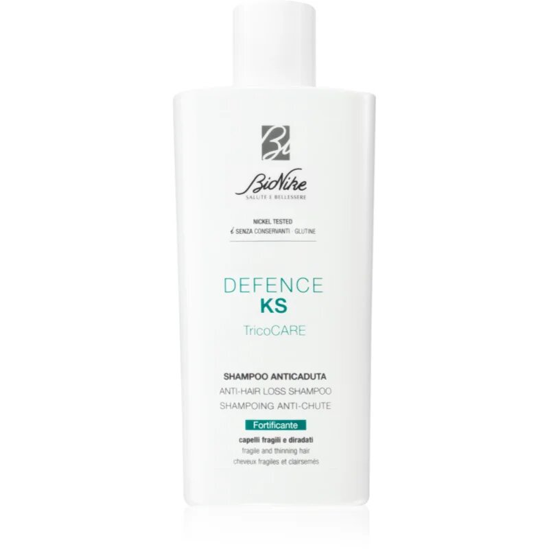BioNike Defence KS TricoCARE krepilni šampon proti izpadanju las 200 ml