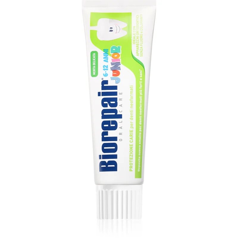 Biorepair Junior 6-12 Years zobna pasta za otroke Mint 75 ml