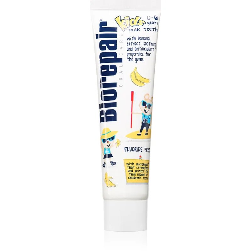 Biorepair Kids 0-6 Years zobna pasta za otroke Banana 50 ml