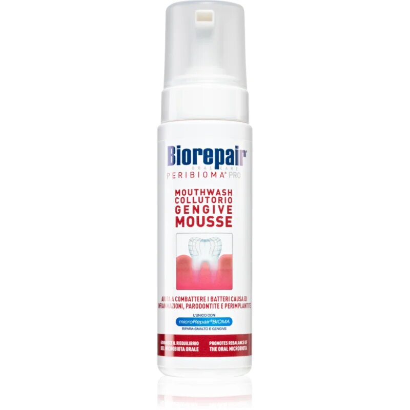 Biorepair Peribioma Mousse Mouthwash ustna voda 200 ml