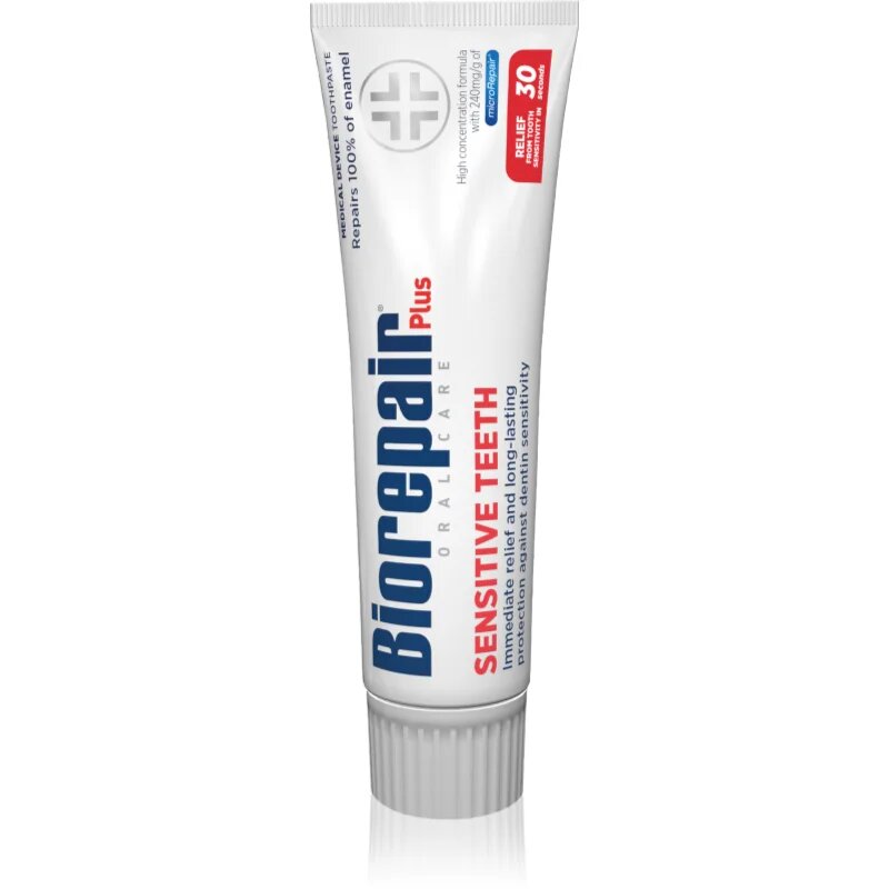 Biorepair Plus Sensitive Teeth zobna pasta za občutljive zobe 75 ml
