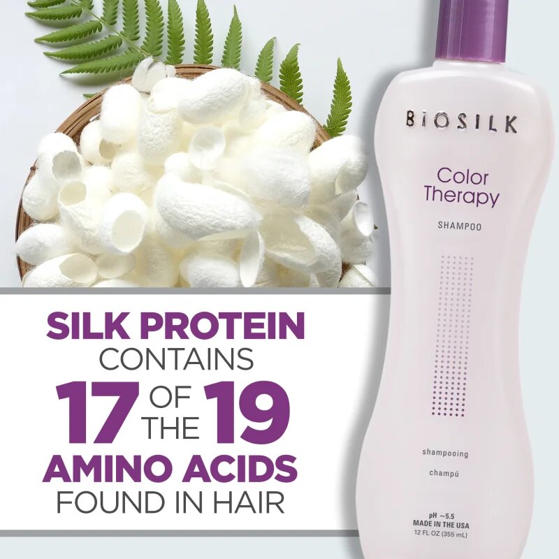 Biosilk Color Therapy Shampoo nežni šampon brez sulfatov in parabenov 355 ml