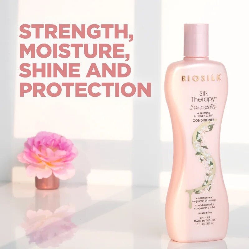 Biosilk Silk Therapy Irresistible Conditioner obnovitveni balzam za sijaj in mehkobo las 355 ml