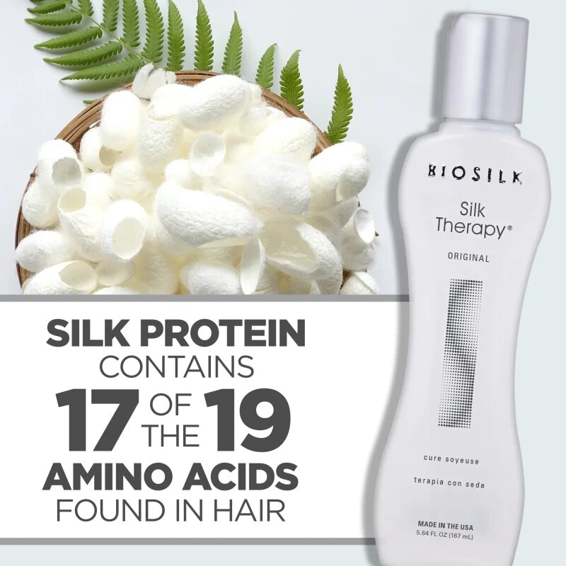 Biosilk Silk Therapy Original svilena regeneracijska nega za vse tipe las 167 ml