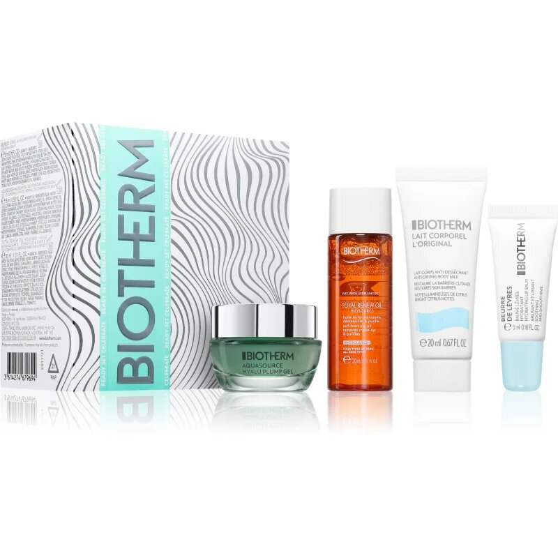 Biotherm Aquasource Hyalu Plump Gel darilni set za ženske
