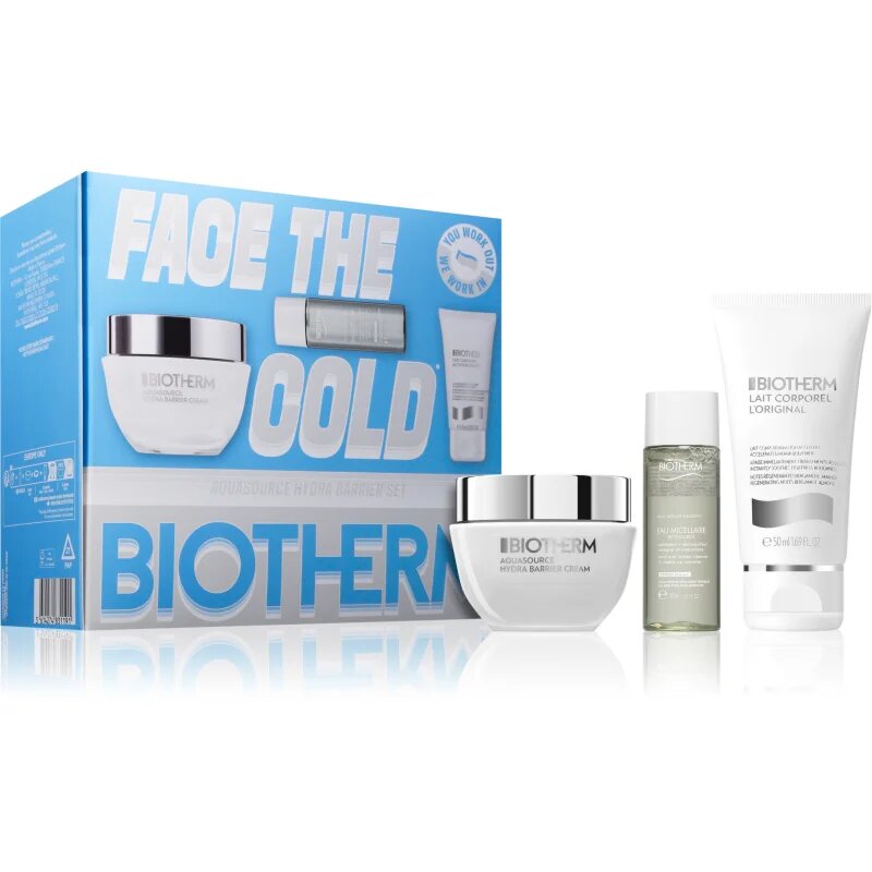 Biotherm Aquasource Hydra Barrier Cream darilni set za ženske