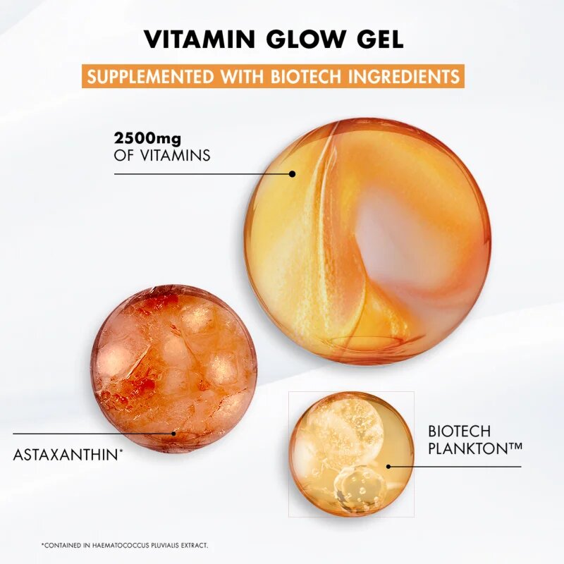 Biotherm Aquasource+ Vitamin Glow Gel gel za obraz 50 ml