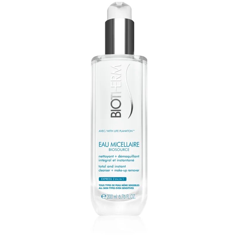 Biotherm Biosource Eau Micellaire micelarna čistilna voda za vse tipe kože vključno z občutljivo kožo 200 ml