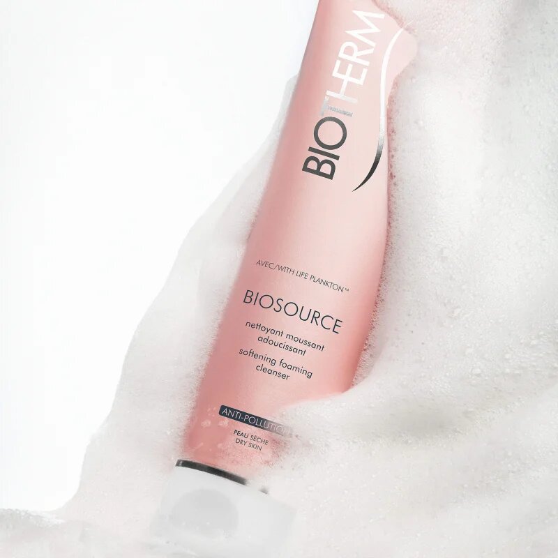 Biotherm Biosource Foaming Cleanser čistilna penasta krema za suho kožo 150 ml