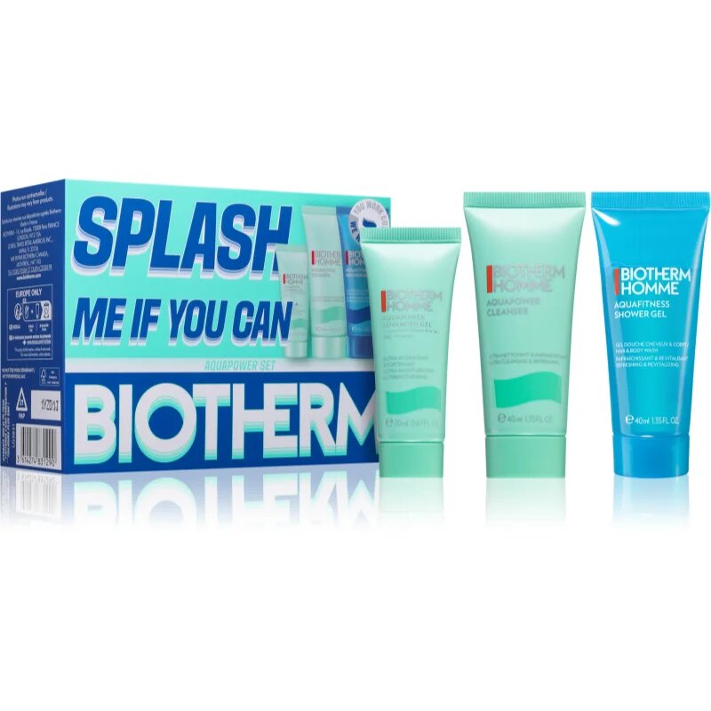 Biotherm Homme Aquapower Advanced Gel darilni set za moške