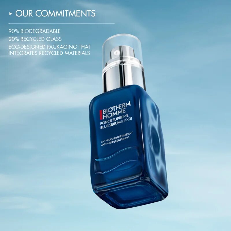 Biotherm Homme Force Supreme Blue Serum [LP-XR] serum proti gubam z retinolom za moške 30 ml