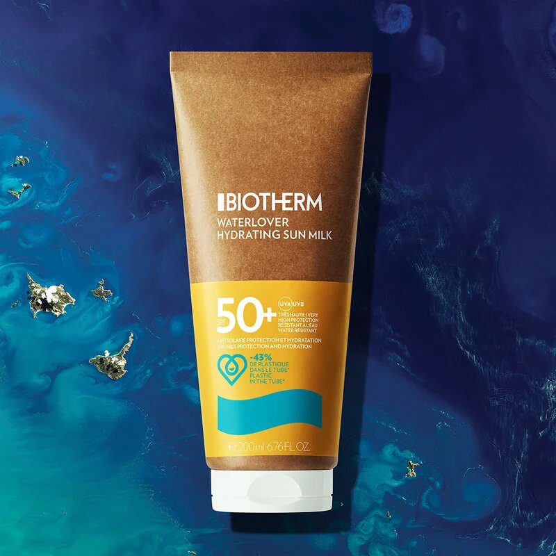 Biotherm Waterlover Hydrating Sun Milk SPF50+ losjon za sončenje SPF 50+ 200 ml